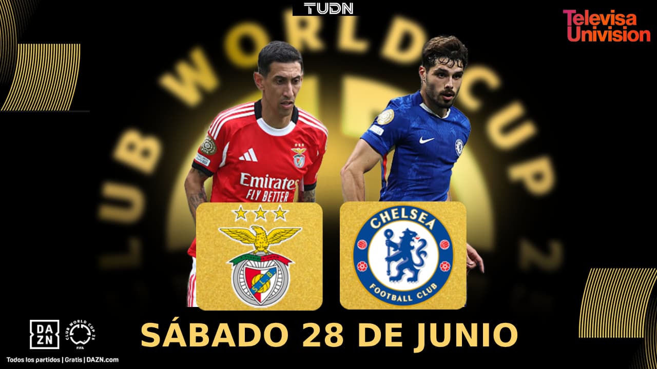 Horario y dónde ver el Benfica vs. Chelsea de los Octavos de final del Mundial de Clubes