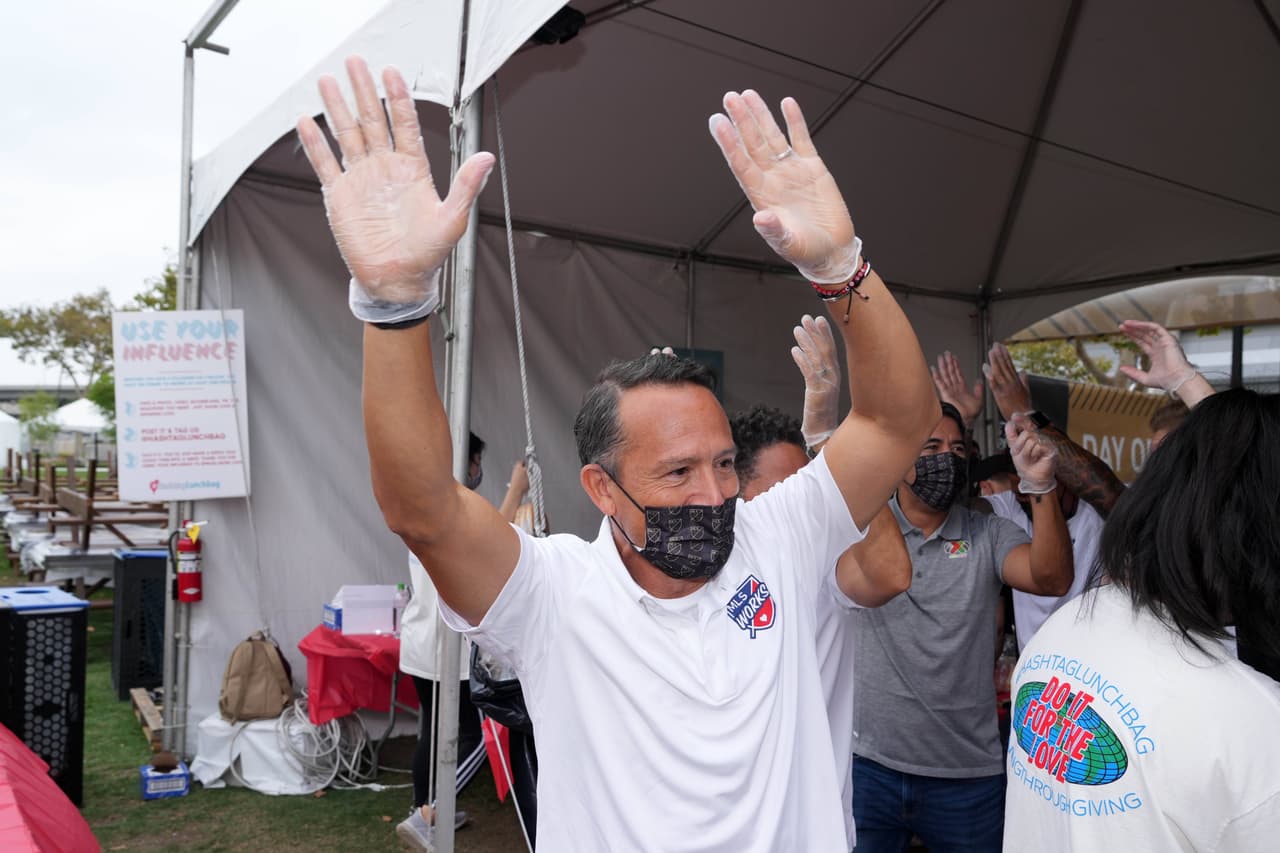 Pavel Pardo fue uno de los personajes más convocantes el domingo.
<br>
