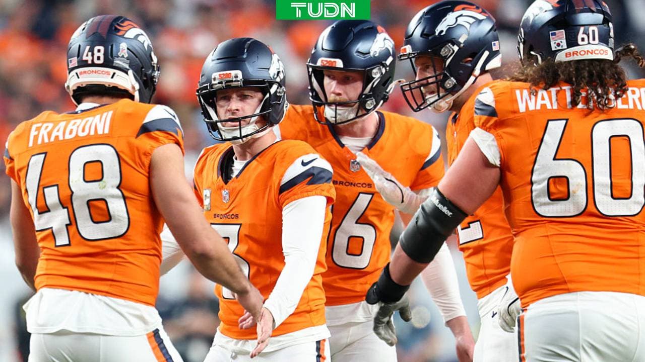 ¡Partidazo en Denver! Gol de campo de Lutz deja tendidos a los Chiefs