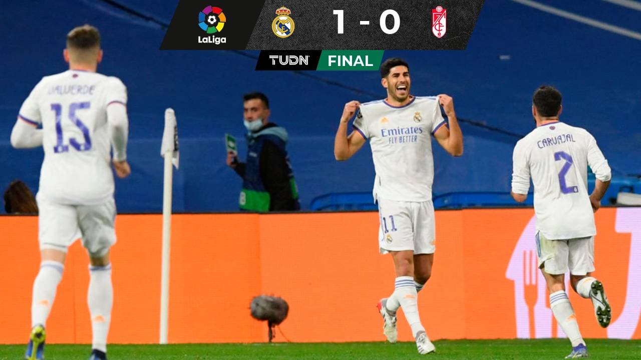Con golazo de Asensio, Real Madrid gana con lo justo al Granada