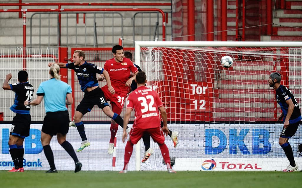 Union Berlín Logra derrotar al Paderborn que se sitúa en la última posición de la tabla con 20 unidades.