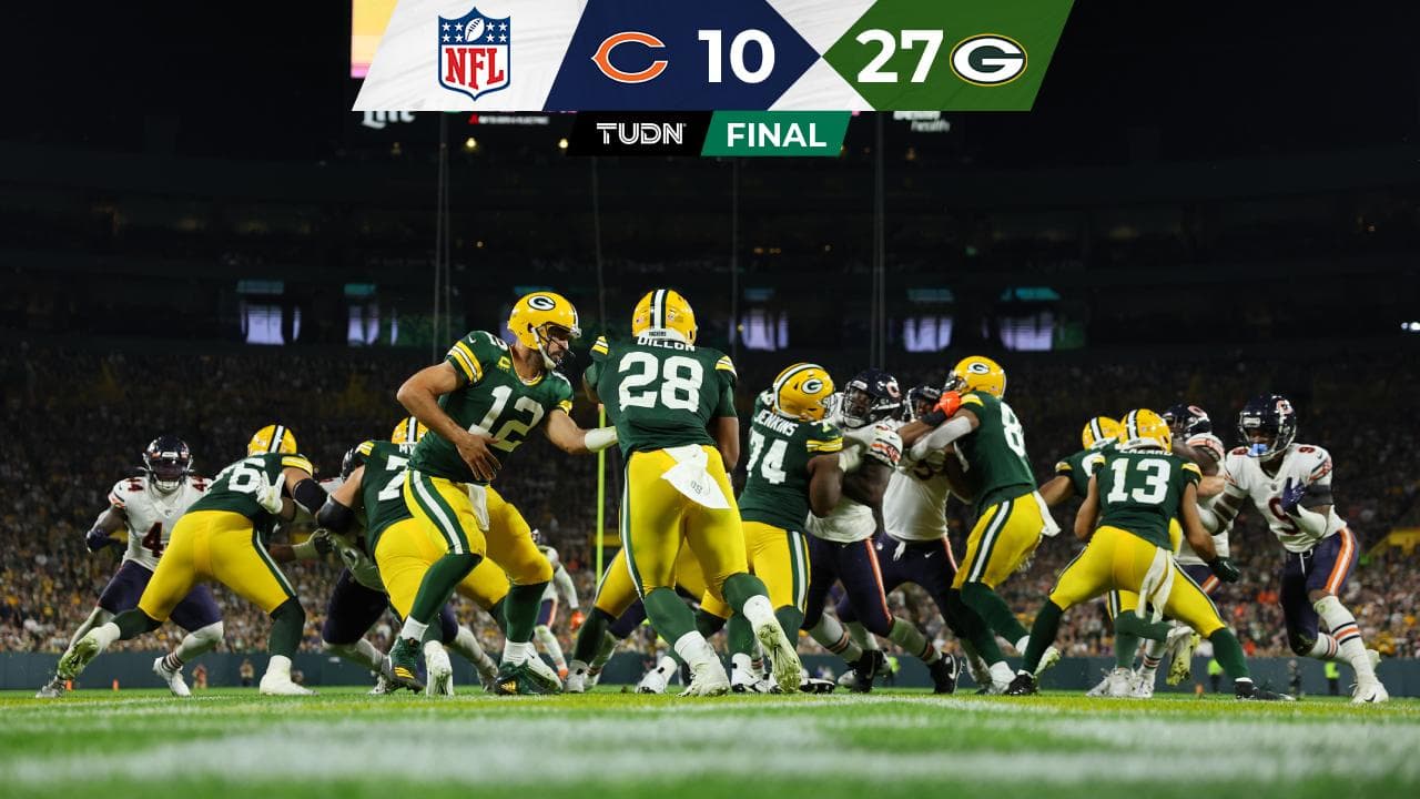 Los Packers recuperan la confianza y vencen a Bears en el Lambeau Field