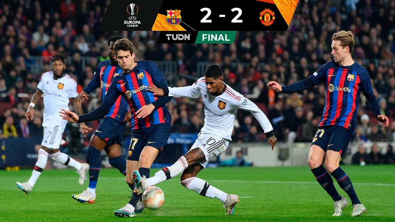Todo en suspenso... Barça y Manchester United igualan en un juegazo