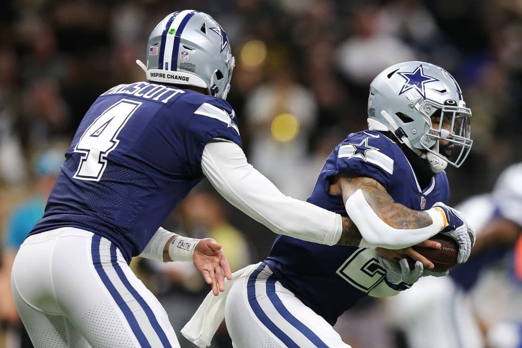 Sin sorpresa en Nuevo Orleans, los Cowboys le pegan de visita a los Saints 27-17 y ponen su récord en 8-4.
