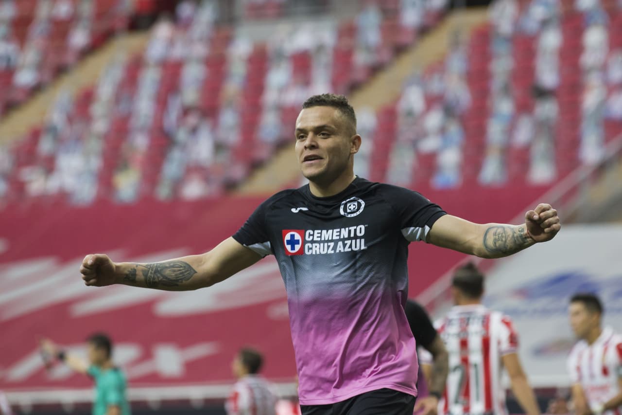 1. Jonathan Rodríguez - Cruz Azul - 12 goles.