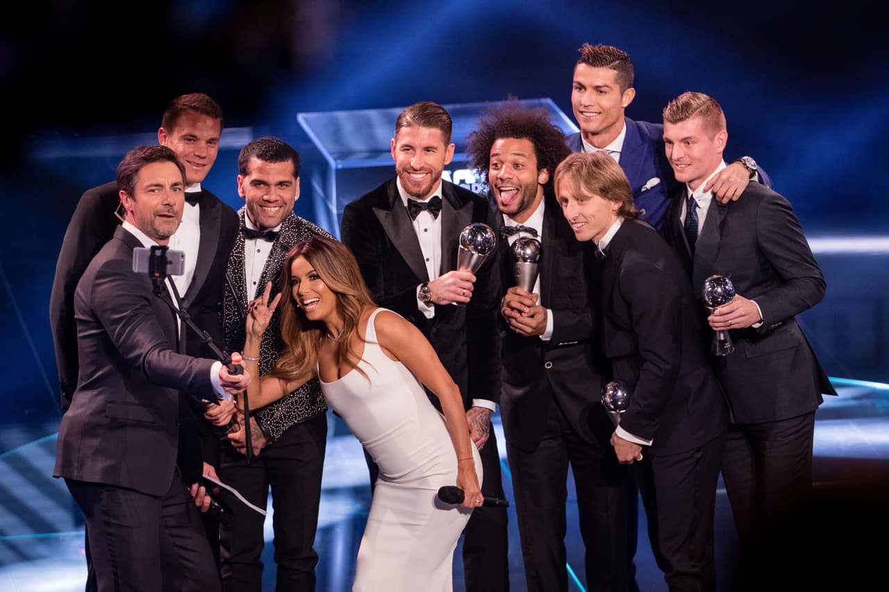 La ceremonia en 'The Best' tuvo a varias celebridades durante la gala y premiación de los mejores según la Fifa.
