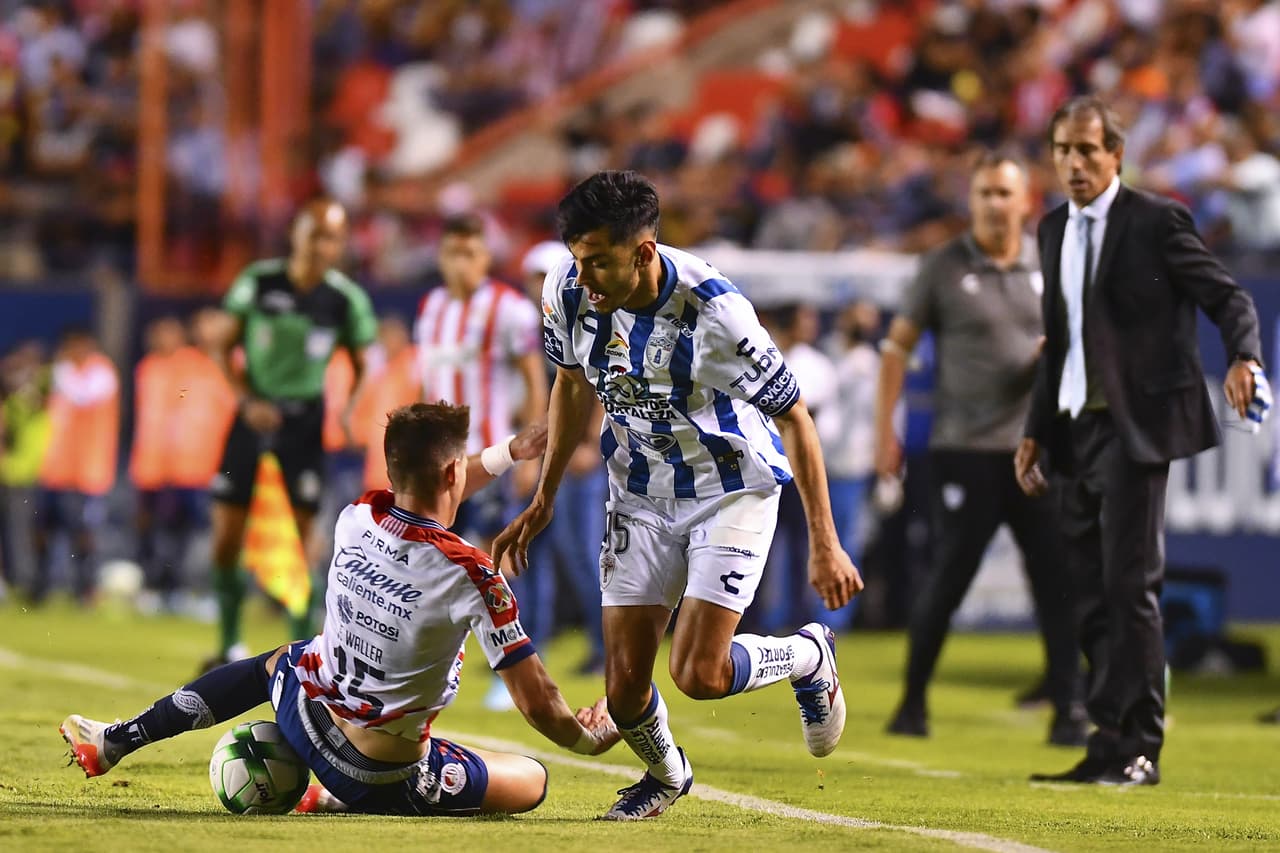 Atlético de San Luis le empató de último minuto (2-2) a Pachuca en la ida de los Cuartos de Final.
