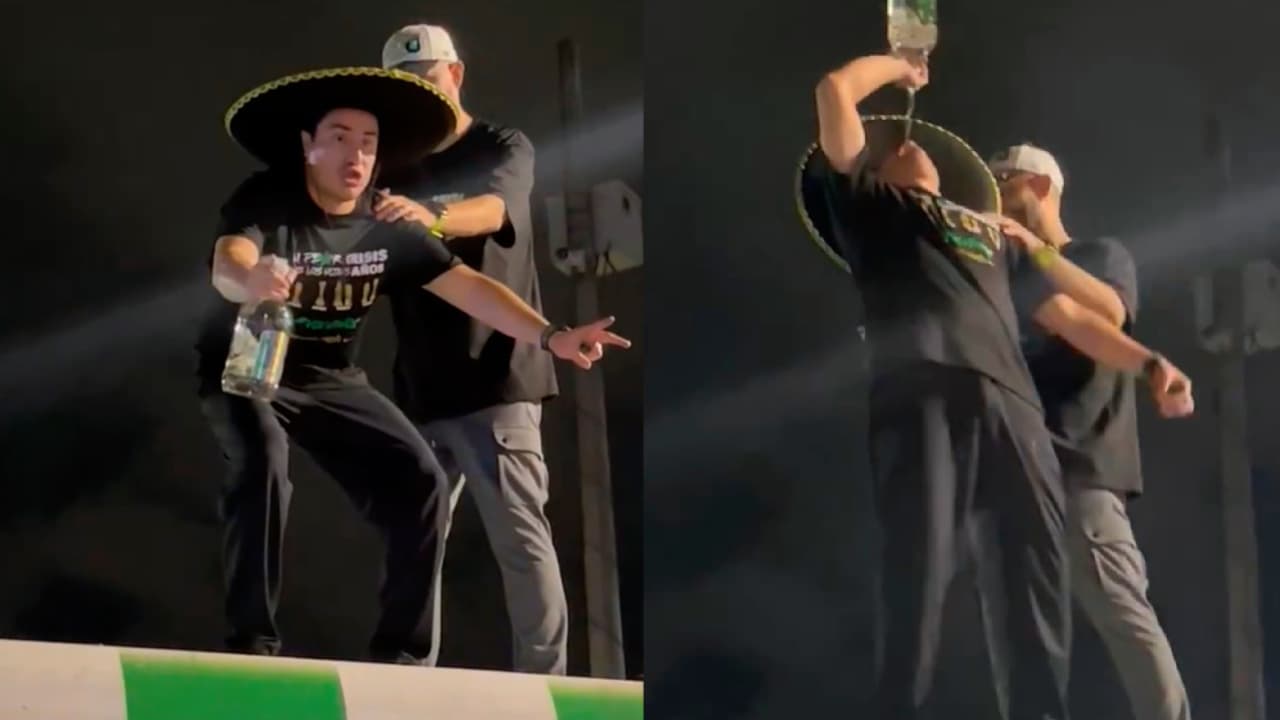 Con botella en mano: Así celebró Efraín Juárez el título de Atlético Nacional