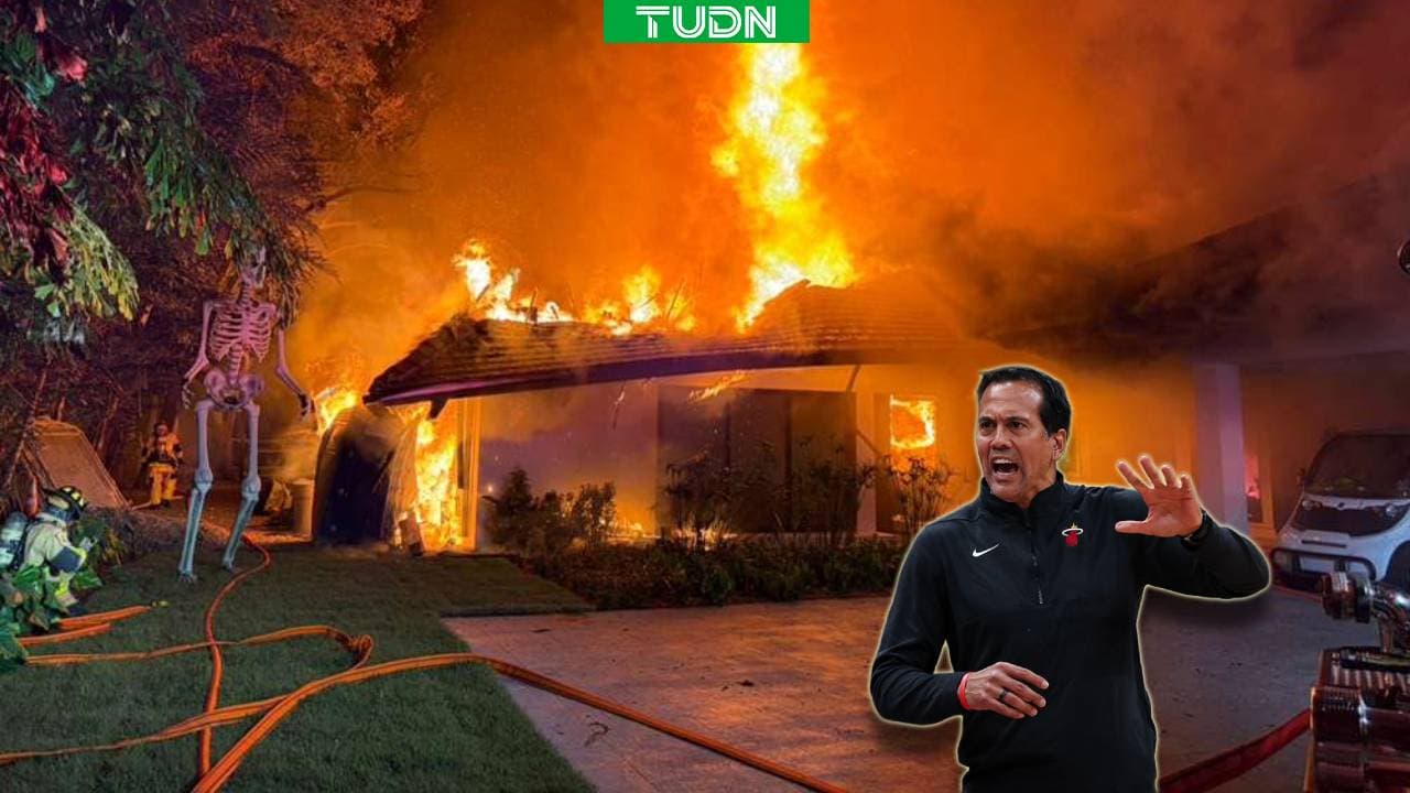 ¡Se incendia la mansión el entrenador del Miami Heat, Erik Spoelstra!