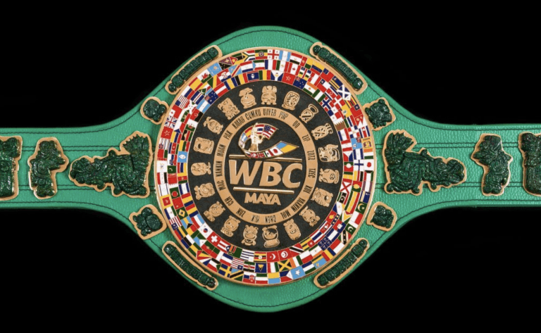 La faja Maya I engalanó el pleito entre Canelo y Daniel Jacobs celebrado el 4 de mayo de 2019.