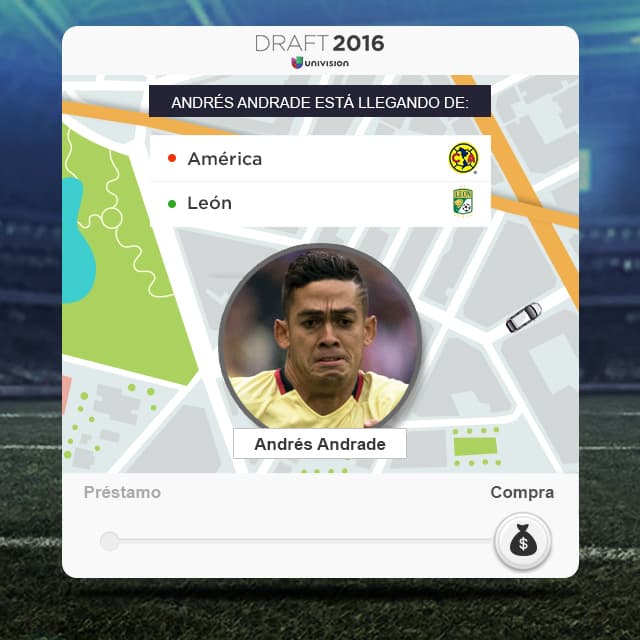 Andrés Andrade deja al América para jugar con León