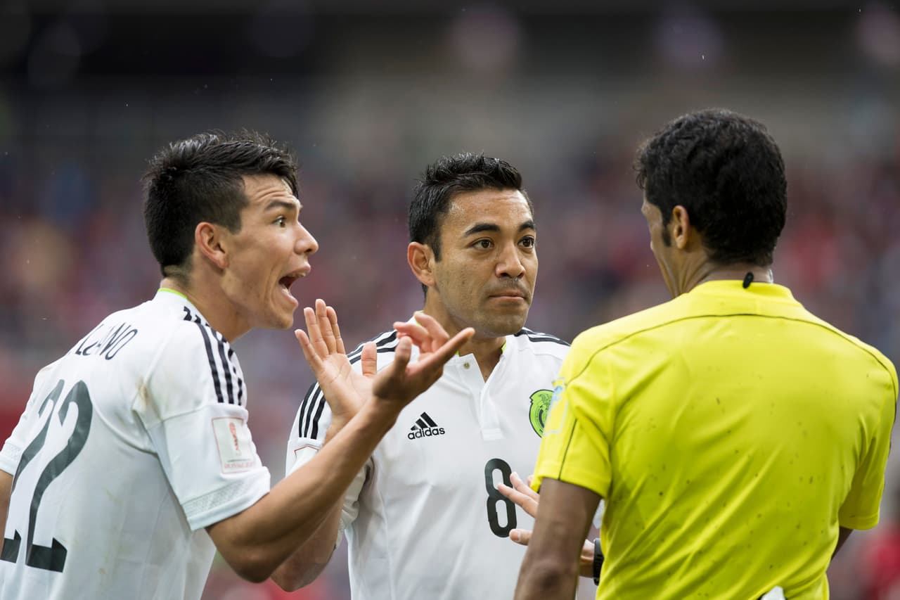 Una nueva decicisón arbitral sirvió para que Fahad Al Mirdasi señalara un segundo penalti contra México en el tiempo extra.
