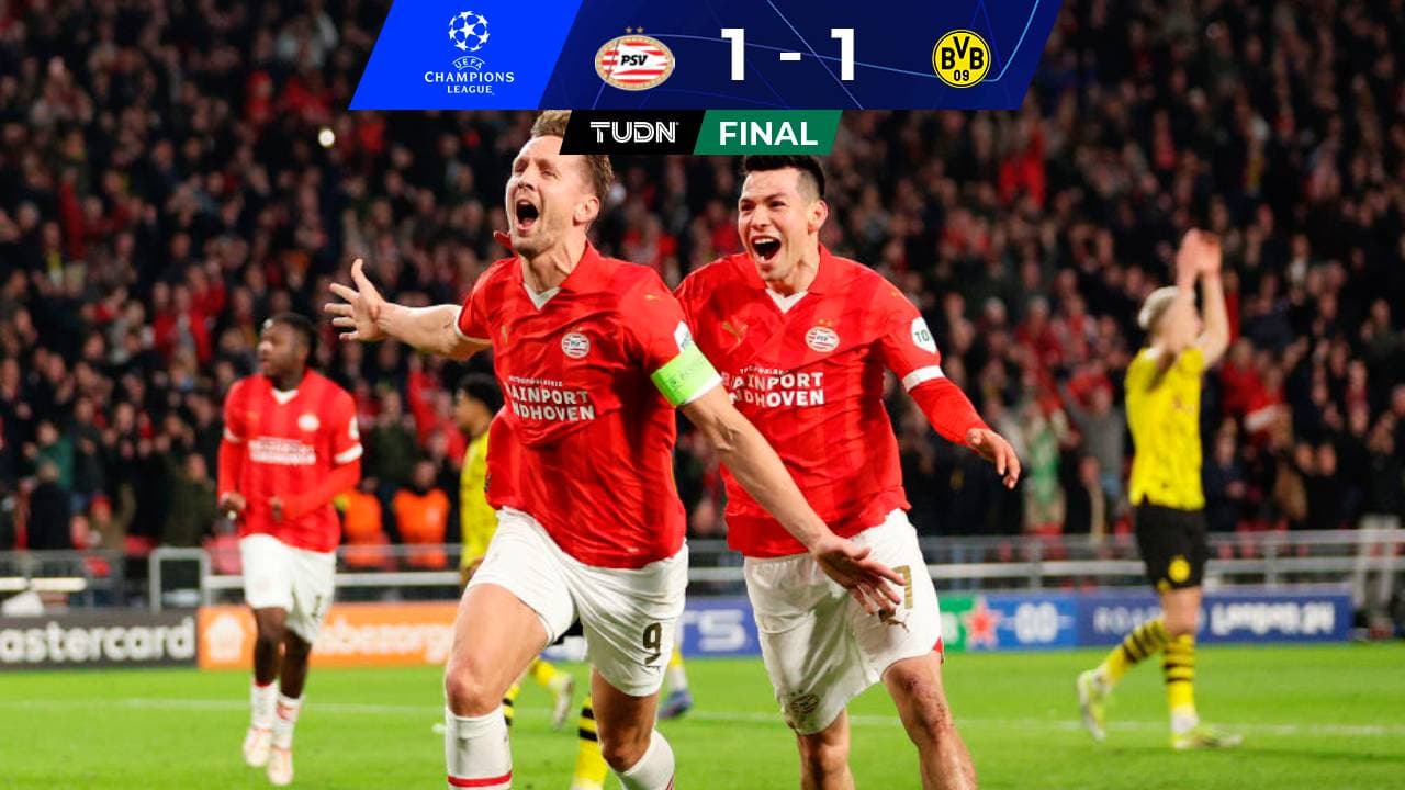 Con un Chucky ovacionado, PSV rescata empata ante Borussia Dortmund