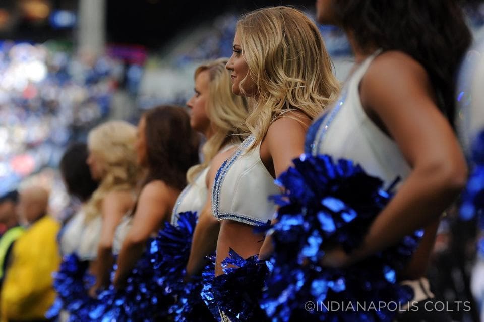 Checa esta belleza de las cheerleaders de los Indianapolis Colts (Foto: Indianapolis Colts)