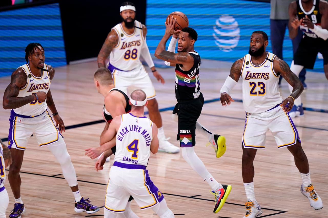 Los Nuggets despiertan en el momento indicado y vencen a los Lakers 106-114 en el juego tres de las finales de conferencia.
