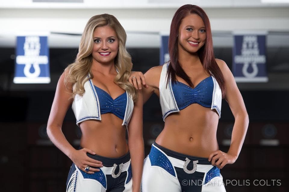 Checa esta belleza de las cheerleaders de los Indianapolis Colts (Foto: Indianapolis Colts).