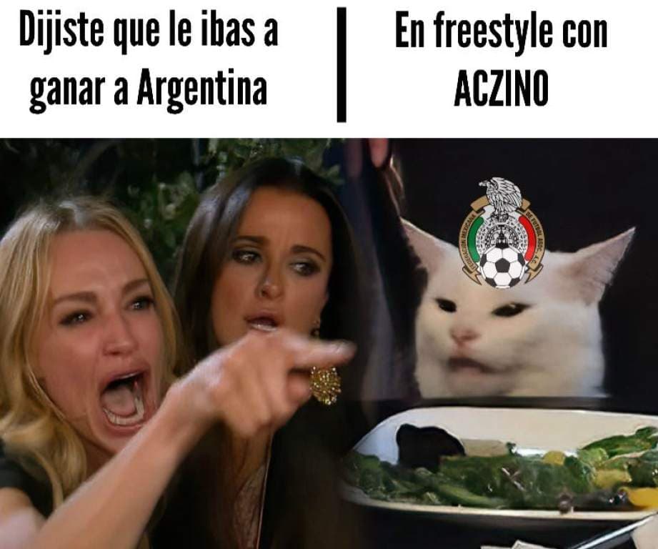 Argentina golea a México hasta en los memes. El Tri no metió ni las manos.