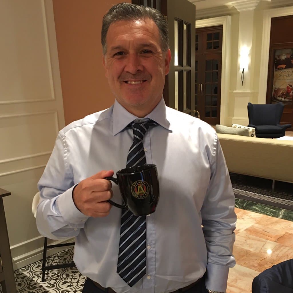 La nueva experiencia no altera el modo de 'Tata' Martino, que siempre se muestra sonriente. (Crédito: Atlanta United FC)