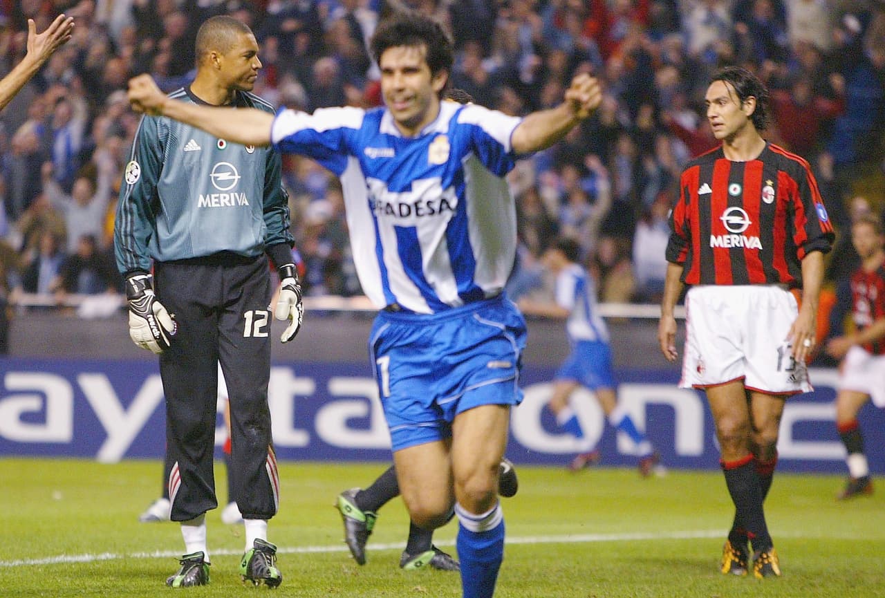Milán venció 4-1 a Deportivo La Coruña en los cuartos de final del 2003/2004, pero en el juego de vuelta se encontraron con un rival español motivado y dispuesto a revertir la suerte a su favor.