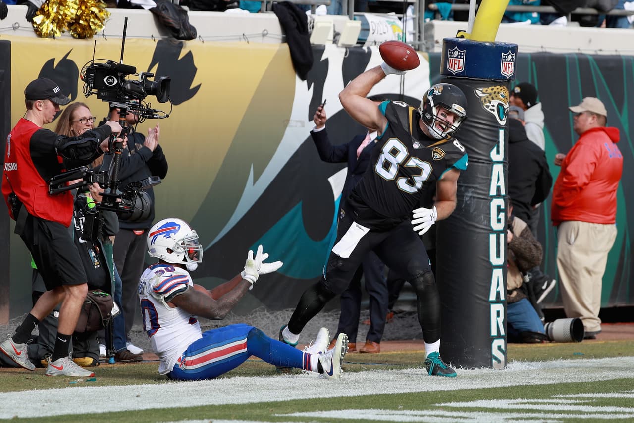 Ben Koyack tuvo sólo una recepción para una yarda, pero fue en la zona de anotación y marcó la diferencia en el partido.