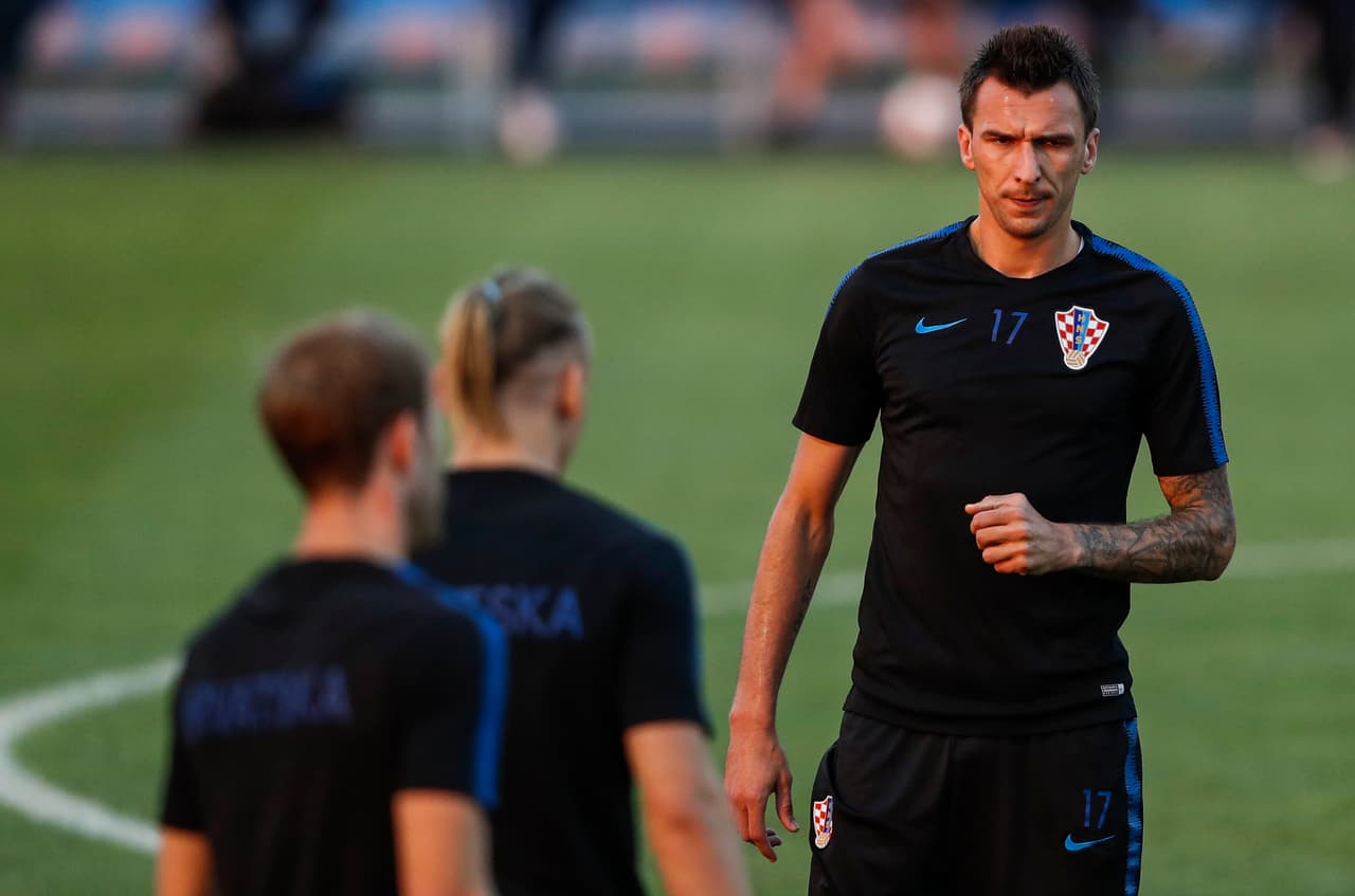 El frente de ataque croata contra los rusos será comandado por Mario Mandzukic, quien anotó el gol del empate contra Dinamarca en cuartos de final.