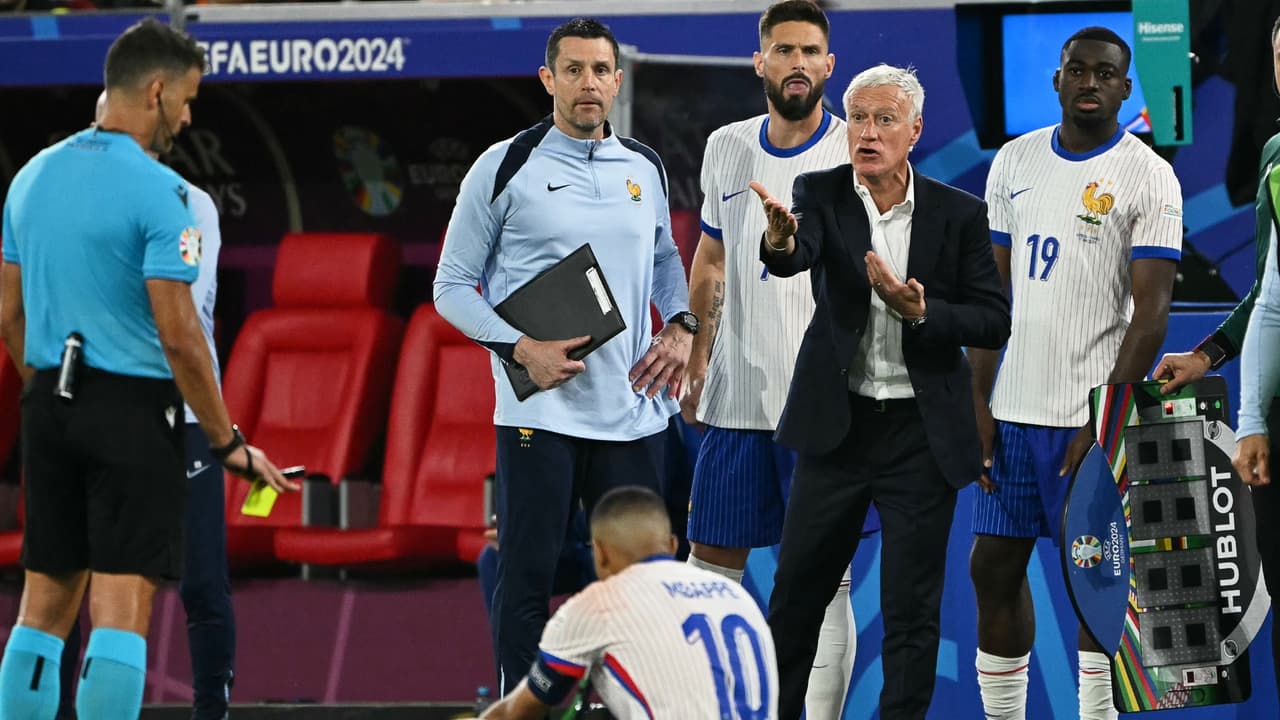 Deschamps: "Mbappé está un poco mejor; veremos, lo seguiremos de cerca todos los días"