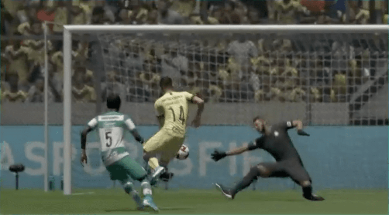 Divertido partido entre Santos y América finaliza en goleada 2-4 a favor de las Águilas.