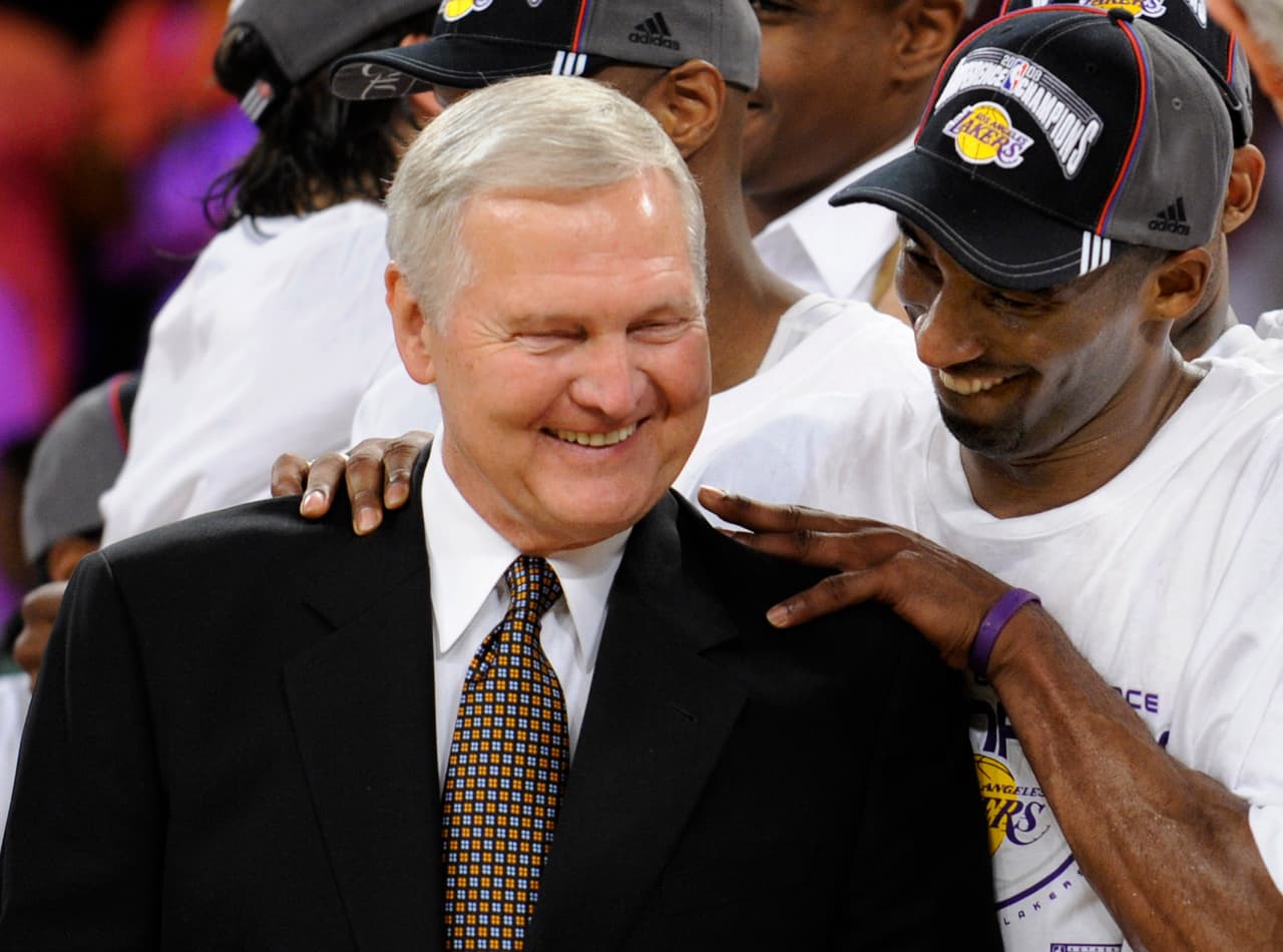 Kobe Bryant y Jerry West