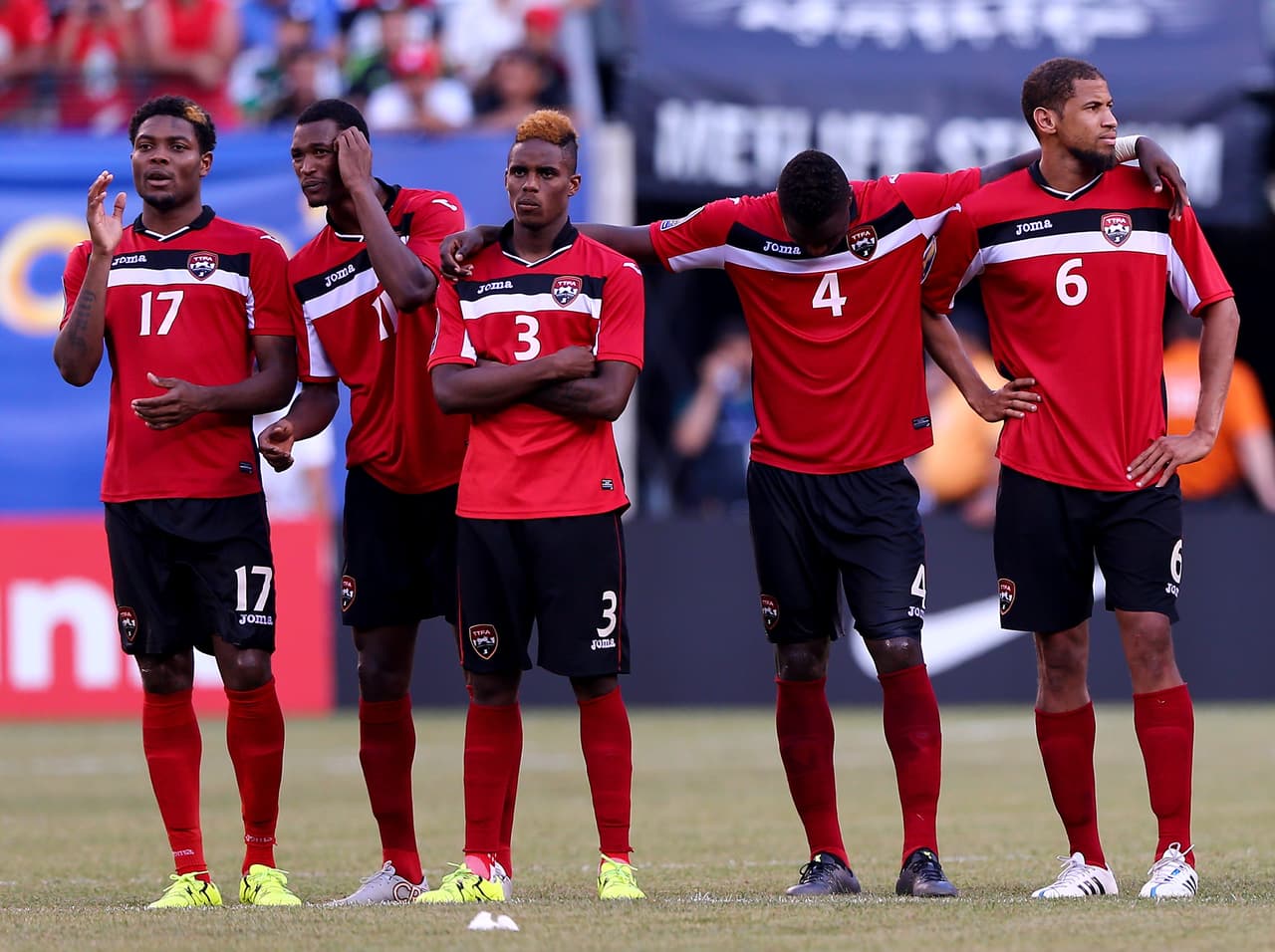 Trinidad y Tobago es un conjunto aguerrido y de un fútbol lleno de sorpresas. En la pasada Copa Oro obtuvo dos victorias meritorias ante Guatemala y Cuba, y empató en un espectacular partido con México. Sólo los echó de la competencia Panamá que debió llegar a los penales para ello en los cuartos de final.