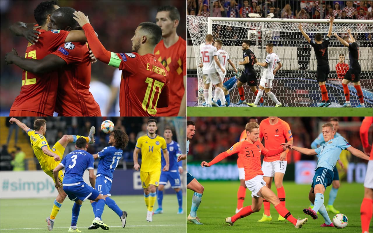 Revive los partidos de la jornada 7 de las eliminatorias rumbo a la Euro 2020.
