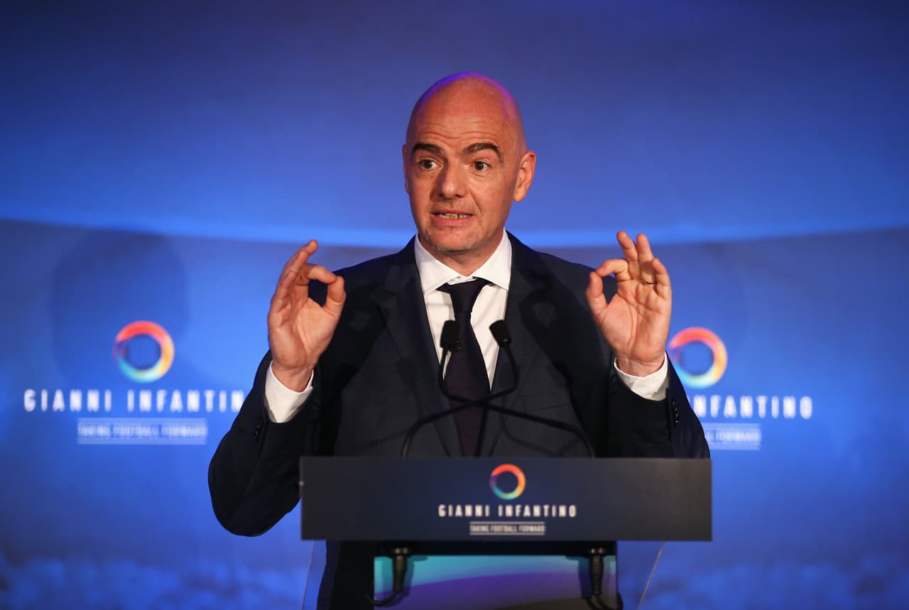 Gianni Infantino, candidato a la presidencia de FIFA