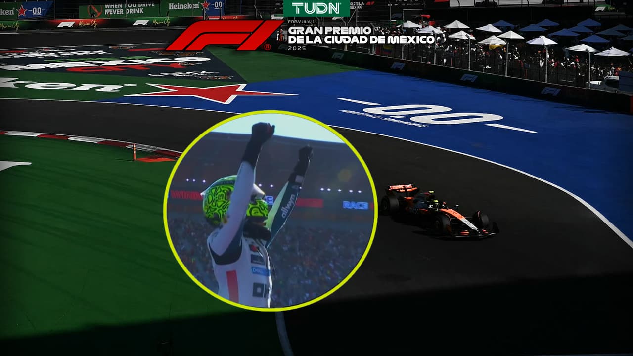 Lando Norris gana el Gran Premio de México 2025 sin dificultades