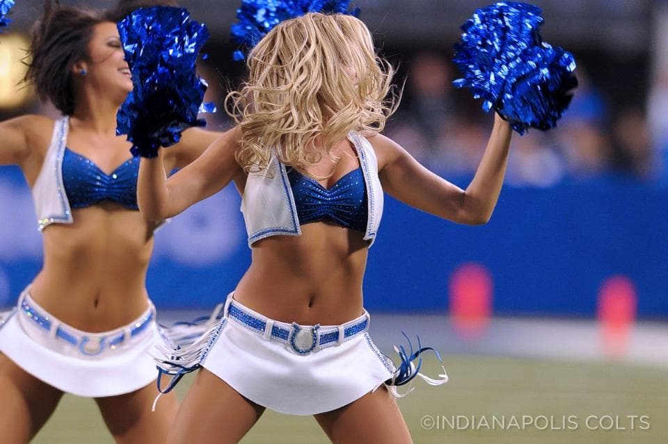 Checa esta belleza de las cheerleaders de los Indianapolis Colts (Foto: Indianapolis Colts)