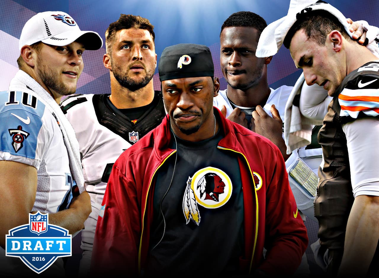 16.- Una razón para ser segundos.- El segundo quarterback seleccionado en el Draft ha tenido problemas para tener éxito en la NFL en las últimas temporadas. Antes de Marcus Mariota en 2015, los previos cinco QBs con estas características fueron Johnny Manziel (2014), Geno Smith (2013), Robert Griffin III (2012), Jake Locker (2011) y Tim Tebow (2010).
