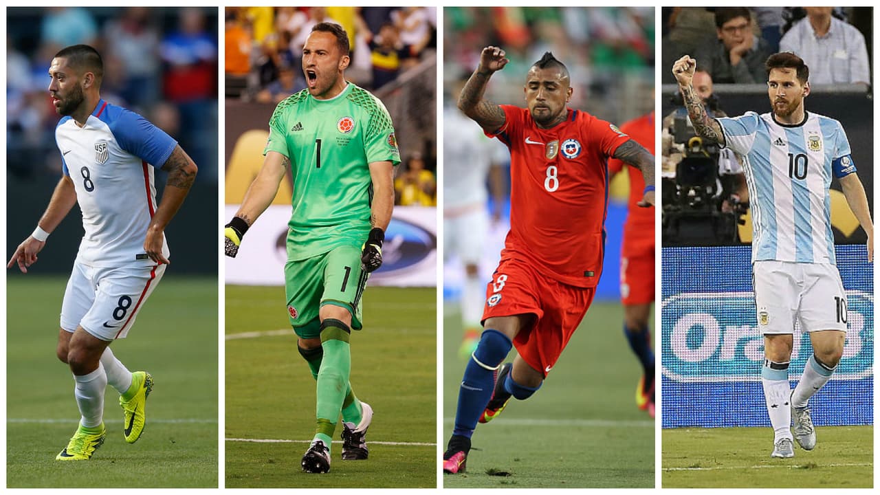 El 11 ideal de los cuartos de final de la Copa América Centenario