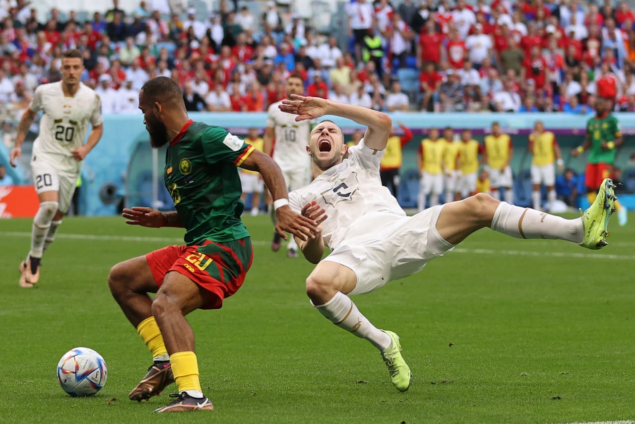 Camerún se negó a registrar su segunda derrota y empató con Serbia en un partido plagado de goles en el cierre de la segunda jornada del Mundial Qatar 2022.