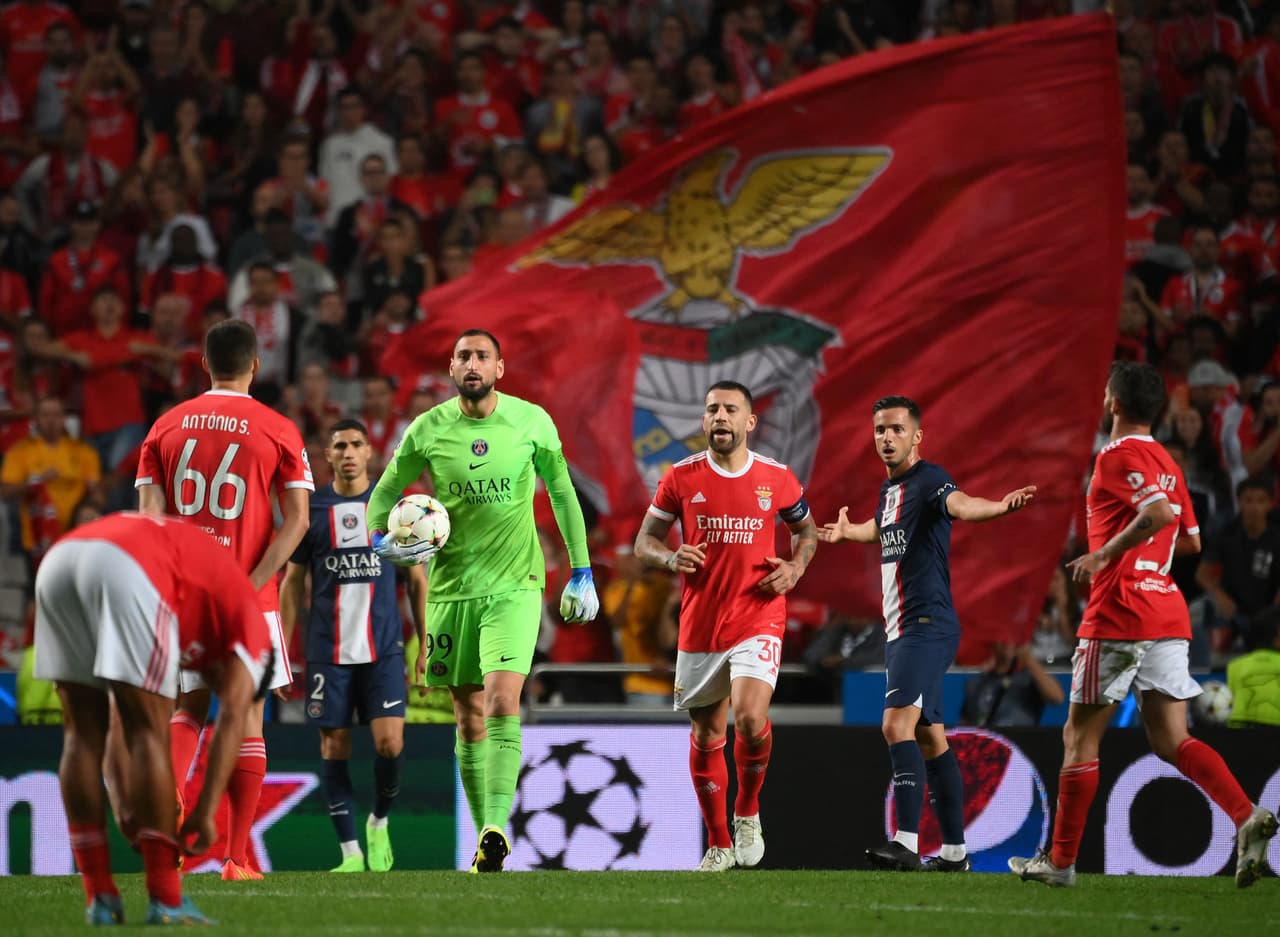 Benfica plantó cara al PSG y rescató un empate en el duelo de la Jornada 3 en la Champions League.