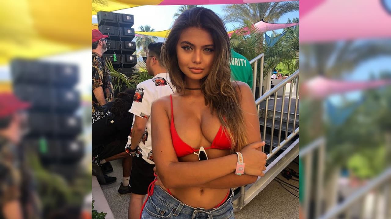 La voluptuosa modelo californiana ha participado en numerosas pasarelas y en videos musicales.