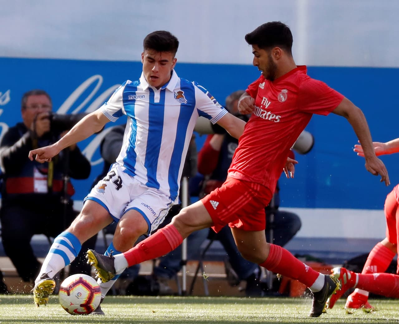 Sin embargo, Real Sociedad no estaba dispuesto a caer tan fácil en el último partido de esta temporada como local.