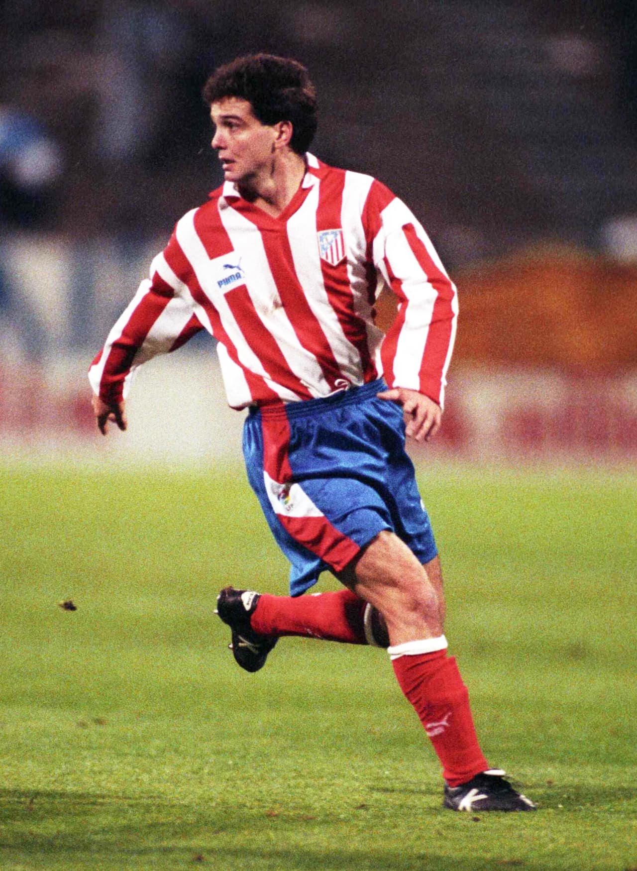 Luis García llegó al Atletico de Madrid para la temporada 91-92 procedente de los Pumas de la UNAM.