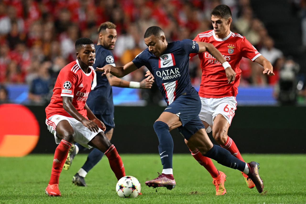 Benfica plantó cara al PSG y rescató un empate en el duelo de la Jornada 3 en la Champions League.