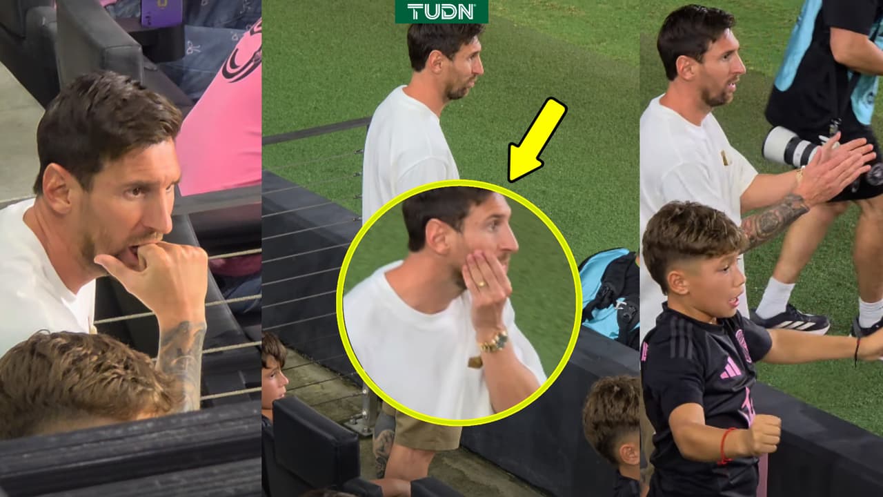 Así vivió Messi el Inter Miami vs. Tigres de la Leagues Cup 2025