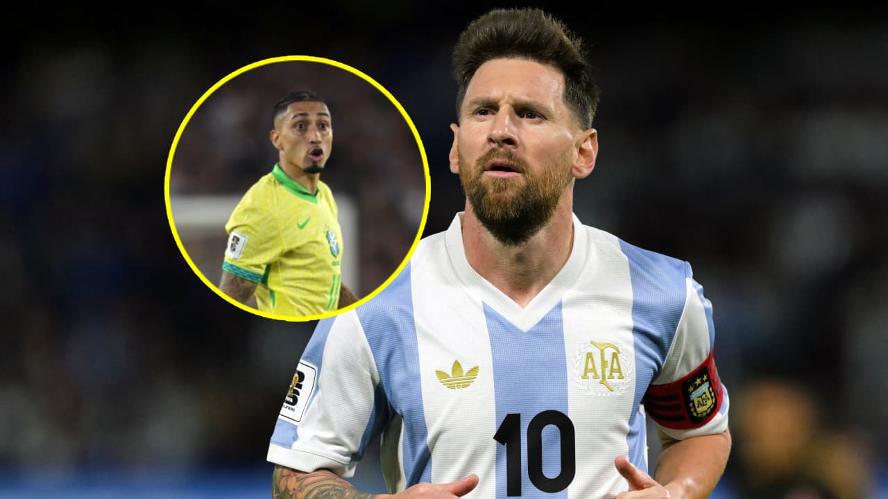 Messi lanza brutal dardo para Raphinha tras el Argentina vs. Brasil