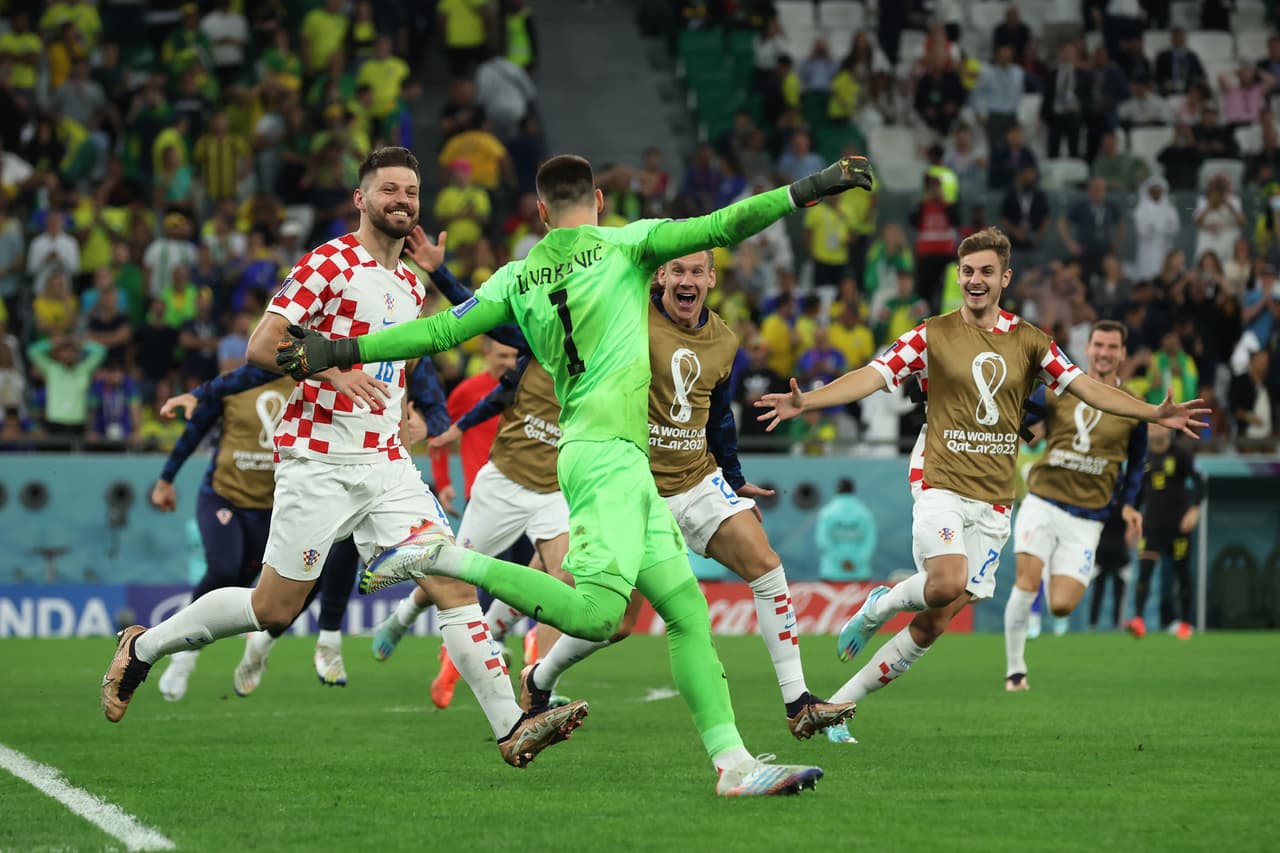 Croacia dio la sorpresa y derrotó 4-2 en penales a Brasil en el Estadio Ciudad de la Educación en los Cuartos de Final del Mundial Qatar 2022.