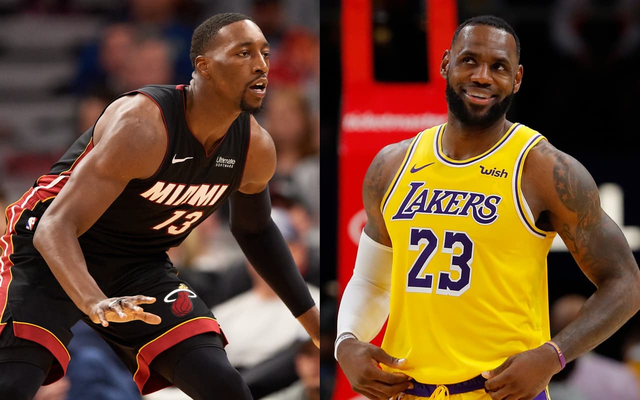 LeBron James y Bam Adebayo han sido nombrados jugadores de la semana de la NBA.