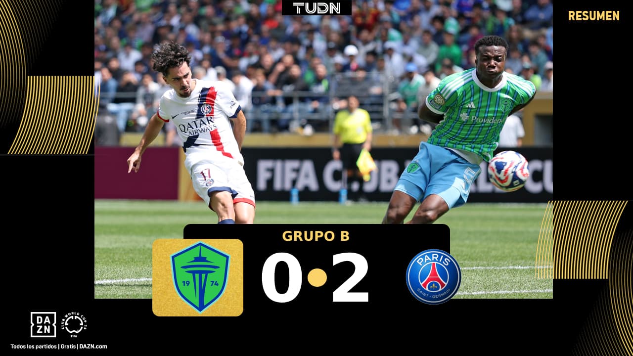 Resumen Seattle Sounders vs. PSG: Goles y resultado del partido de Mundial de Clubes