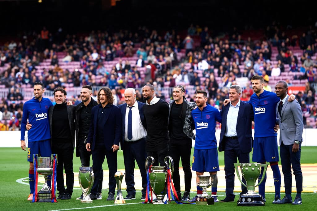 Logró realizar el primer triplete en la historia del Barcelona: Champions League, Copa del Rey y La Liga.