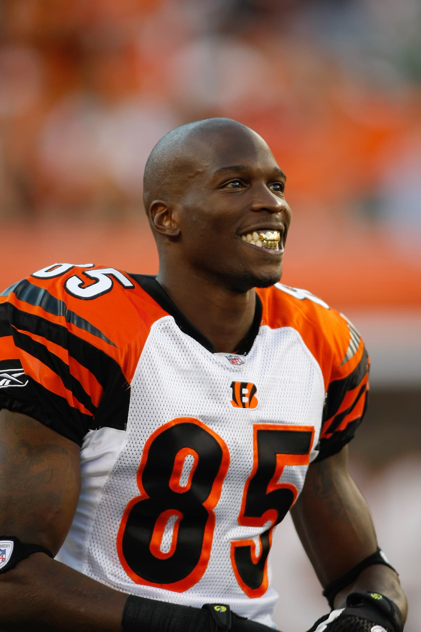 Cincinnati wide receiver Chad Ochocinco (85) during game action at