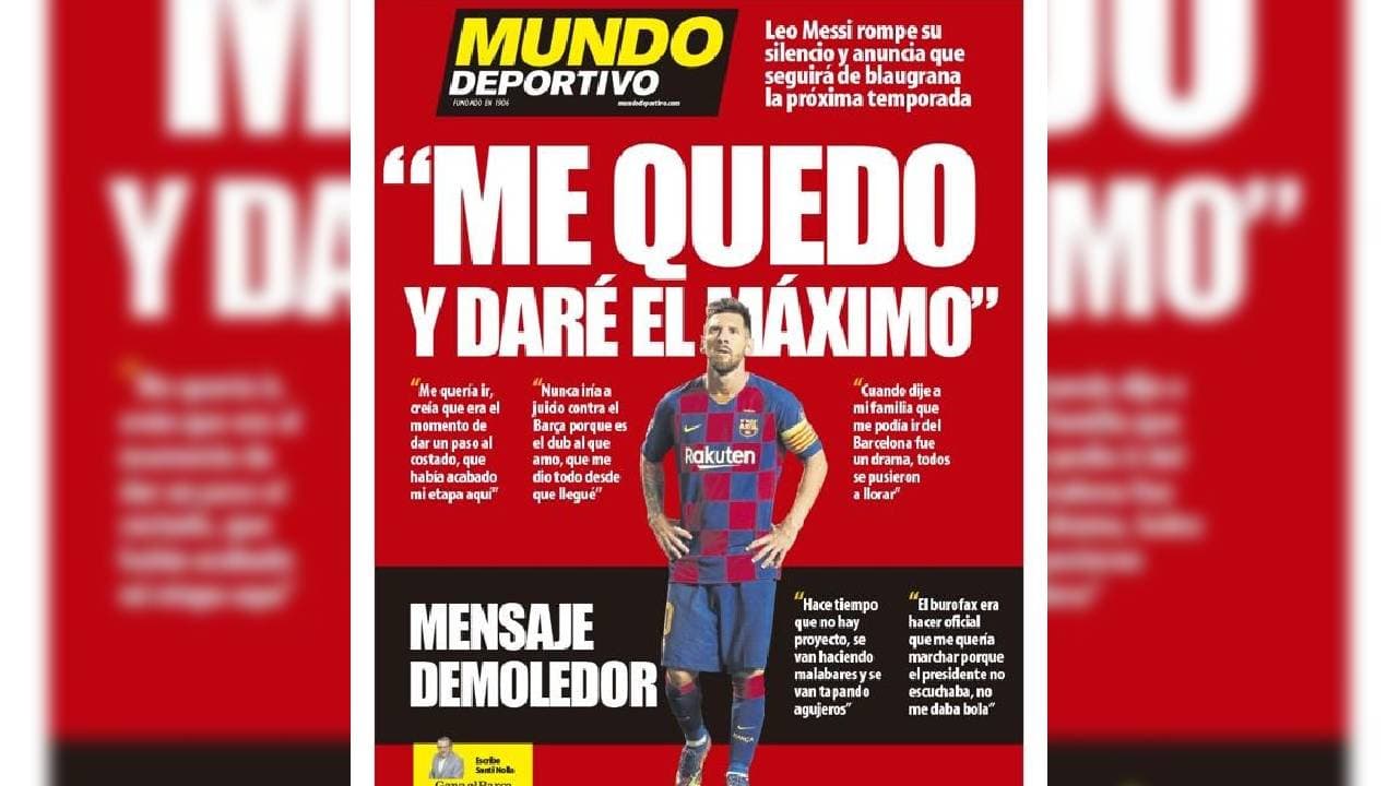 Tras el anuncio de su estadía en el conjunto culé, las reacciones internacionales no se hicieron esperar.