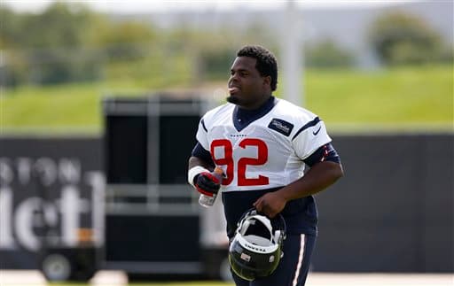 El tackle nariz Louis Nix III (AP-NFL).